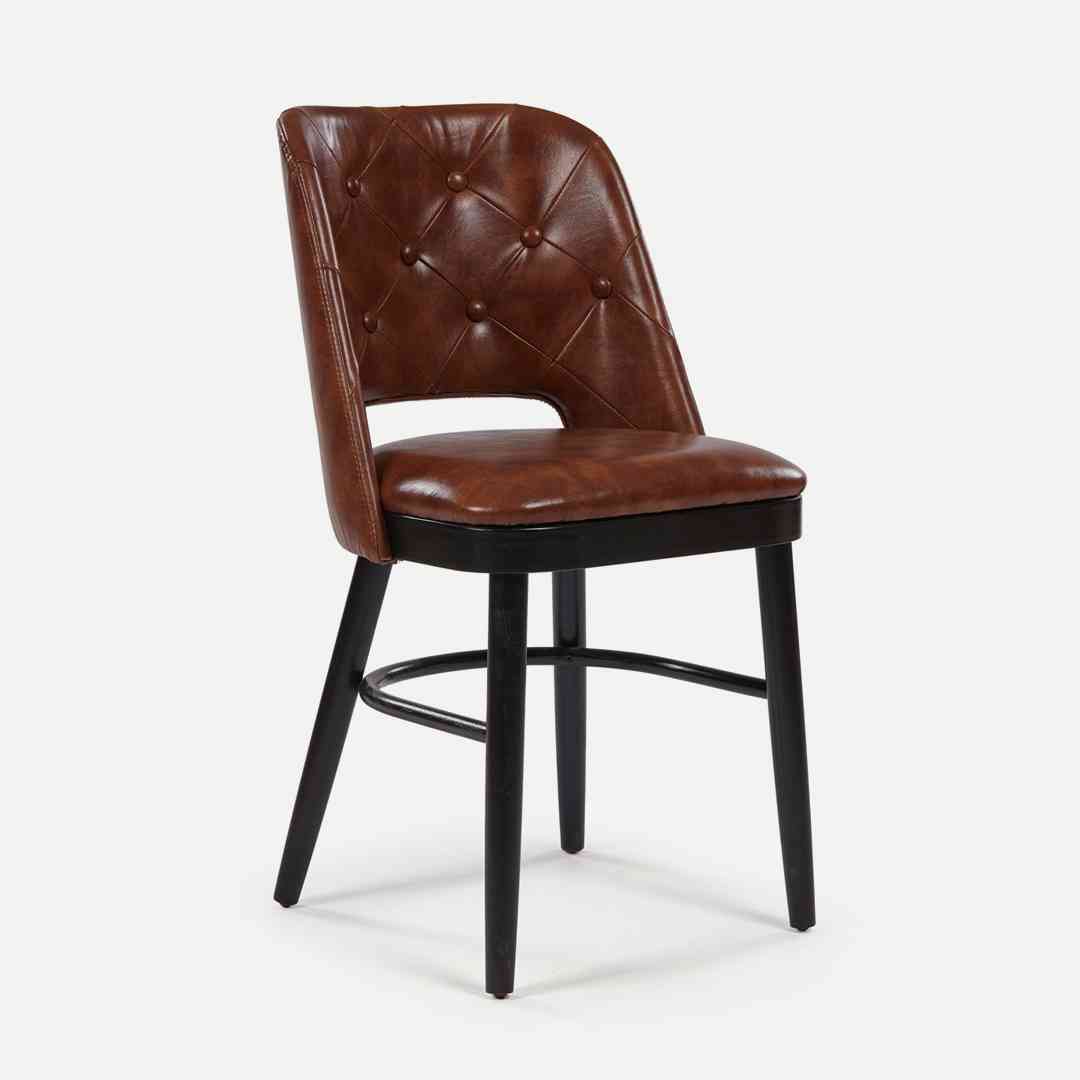 DEBRA Β CHAIR WITH BUTTON